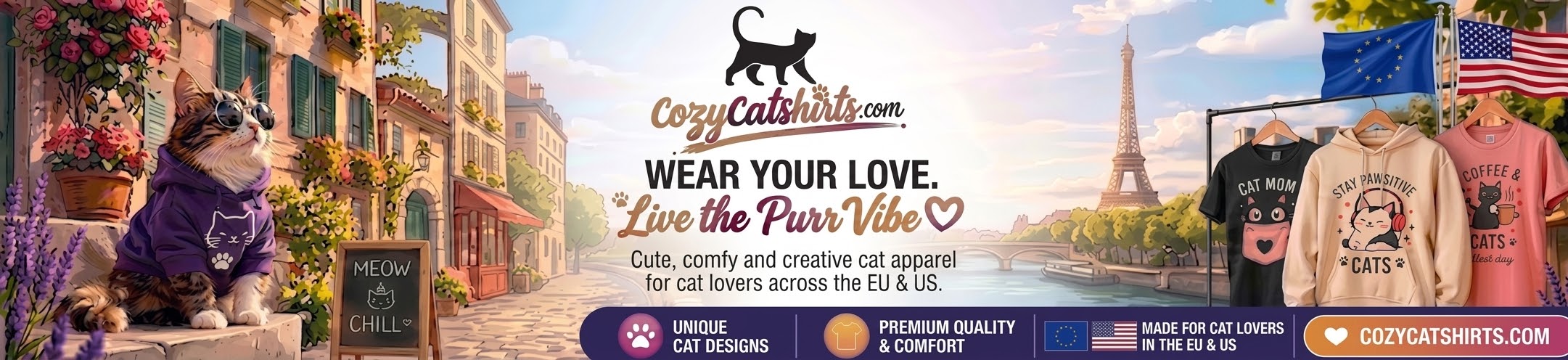 Banner for COZY CAT SHIRTS